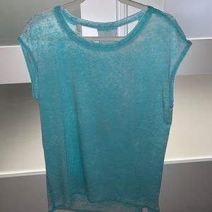 Chaser M Blue Open Back Tee